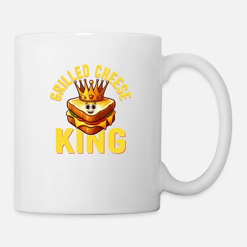 Sandwich au fromage grillé King - Mug blanc - blanc