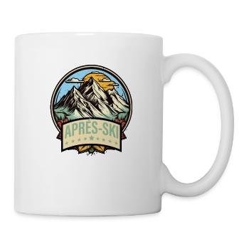 apres ski berge - Tasse - Weiß - Rechts