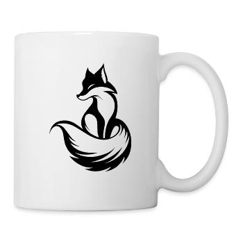 Fuchs Füchse - Tasse - Weiß - Rechts