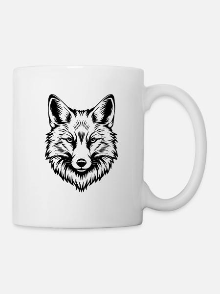Fuchs Füchse - Tasse - Weiß