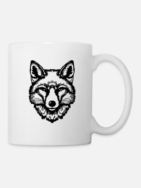 Fuchs Füchse - Tasse - Weiß