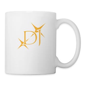 DJ Star Mixer DJ Dance Party Music Logo - Mug - white - Right