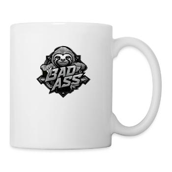 knallhart - bad ass - Tasse - Weiß - Rechts