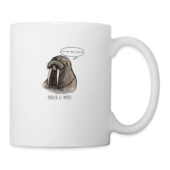 Parler le Morse - Mug blanc - blanc - Droite