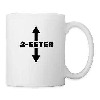 2 Sitze - Tasse - Weiß - Rechts
