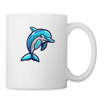 Dolphin Comic - Mug - white - Right