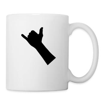 hand - Tasse - Weiß - Rechts