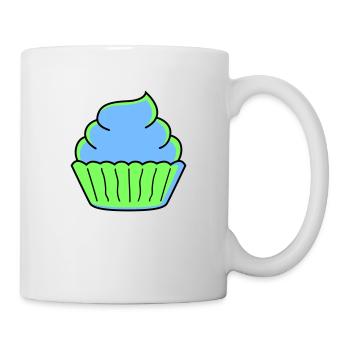 Cupcake - Mug blanc - blanc - Droite