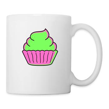 cupcake - Tasse - Weiß - Rechts