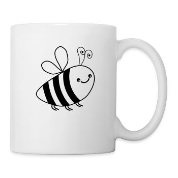 biene - Tasse - Weiß - Rechts