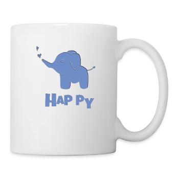 Elephant Happy - Mug - white - Right