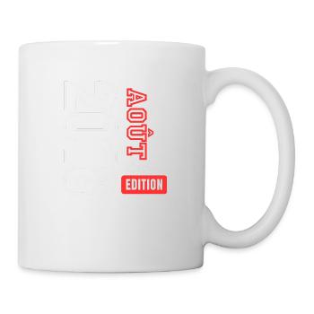 Limitiertes Geburtstagsgeschenk August 2018 - Tasse - Weiß - Rechts