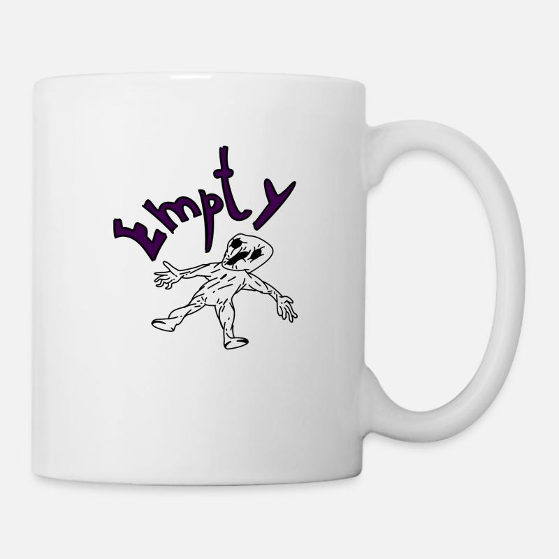 Empty - Tasse - Weiß