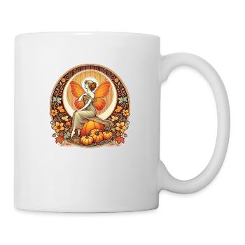 Fée d’automne - Mug blanc - blanc - Droite