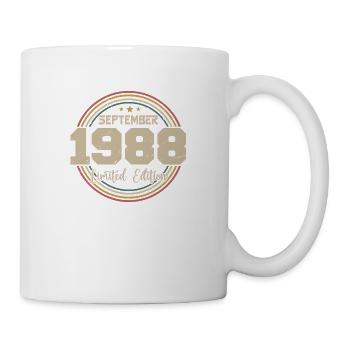 Cadeau Septembre 1988 September Birthday Gift 1988 - Mug blanc - blanc - Droite