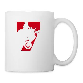 Moto 7 biker - Mug - white - Right