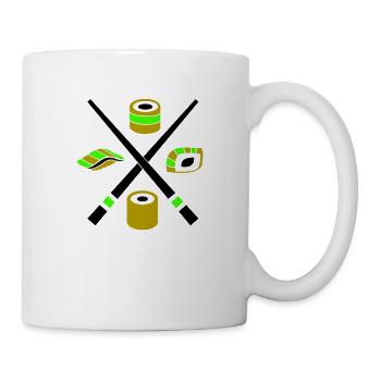 sushi - Tasse - Weiß - Rechts