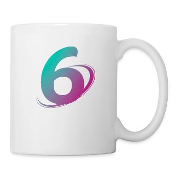 Number 6 multicolor - Mug - white - Right