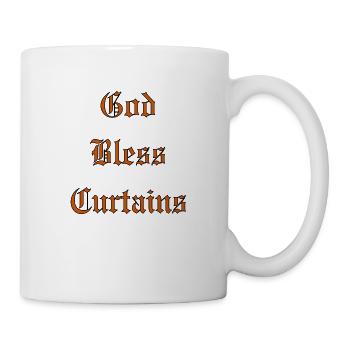 GodBlessCurtains - Mug - white - Right