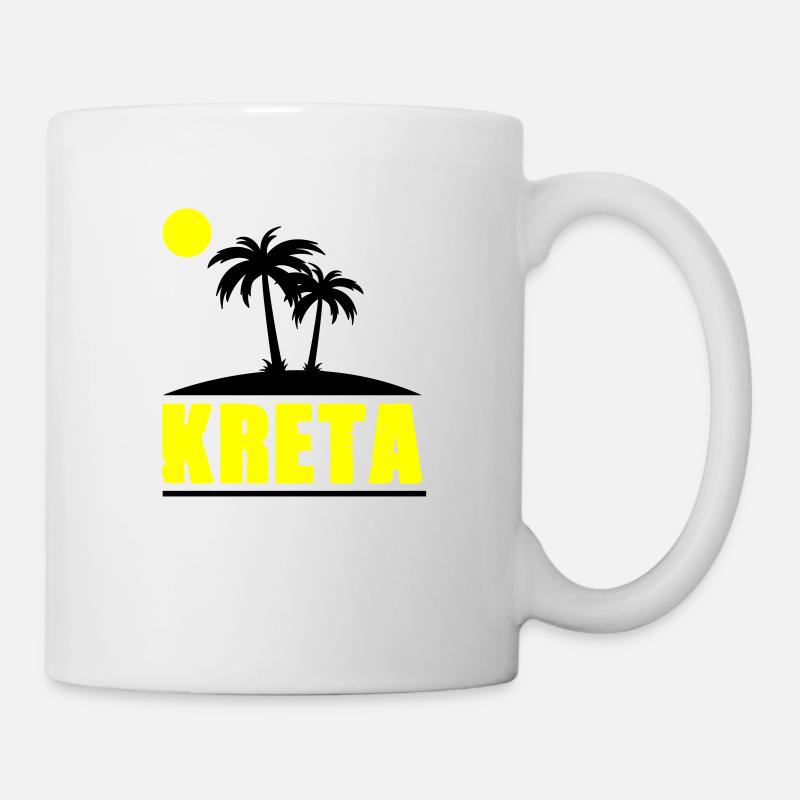 kreta - Tasse - Weiß