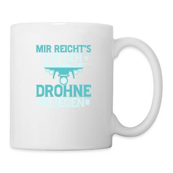 J’en ai assez, je vais voler drone rc drone quad - Mug blanc - blanc - Droite