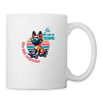 Hunde Training - Tasse - Weiß - Rechts