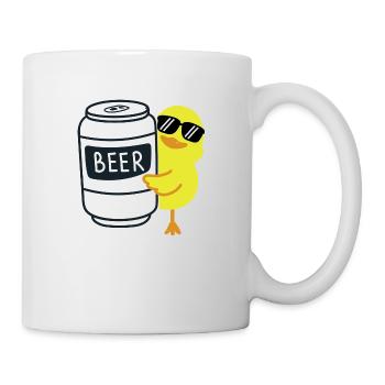 Bier beer - Tasse - Weiß - Rechts