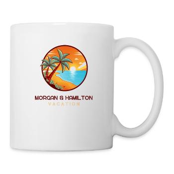 Vacation Morgan & Hamilton - Tasse - Weiß - Rechts