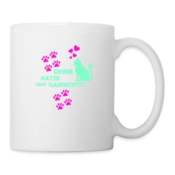 Nothing works without a cat 01 - Mug - white - Right