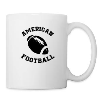Football américain - Mug blanc - blanc - Droite