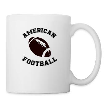 Football américain - Mug blanc - blanc - Droite