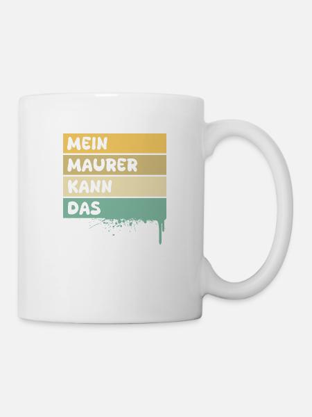 Beruf Maurer - Tasse - Weiß