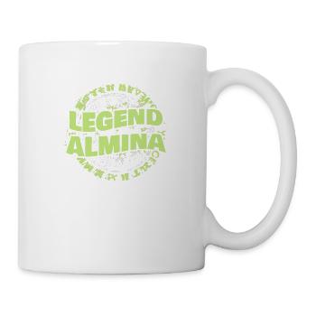 Almina as a woman - Mug - white - Right