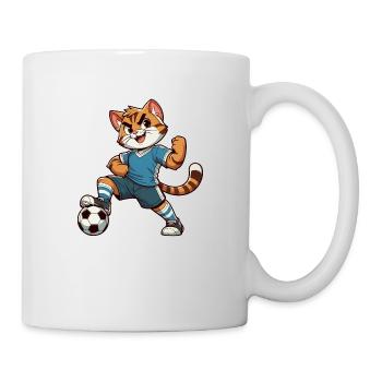 Cat Brat: footballer - Mug - white - Right
