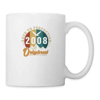 Les légendes sont nées en 2008 Vintage - Mug blanc - blanc - Droite