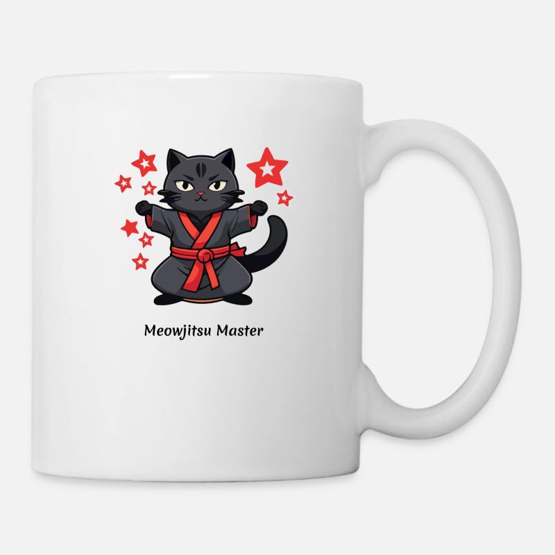Maître du Meowjitsu - Mug blanc - blanc