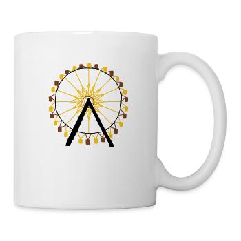 Riesenrad - Tasse - Weiß - Rechts