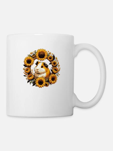 Meerschweinchen Nagetiere - Tasse - Weiß