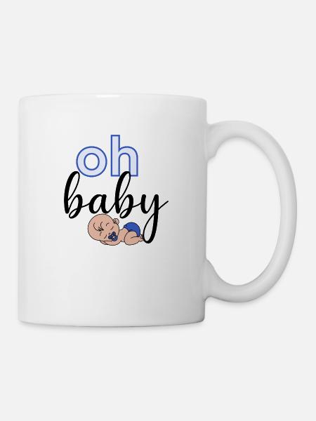 Oh Baby - Tasse - Weiß