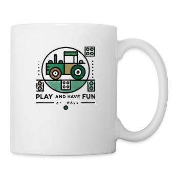 Les garçons veulent jouer - Mug blanc - blanc - Droite