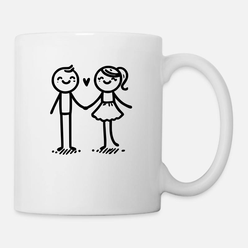 Tanz der Liebe - Tasse - Weiß