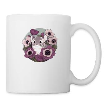 Chinchilla - Tasse - Weiß - Rechts