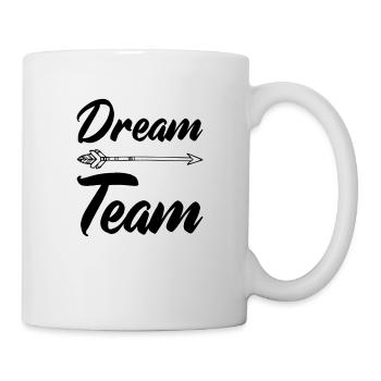 dream team - Tasse - Weiß - Rechts