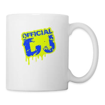 Officiel DJ Music Party Stamp Graffiti Drops - Mug blanc - blanc - Droite