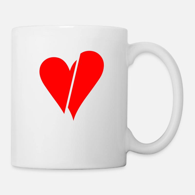 broken heart - Mug - white