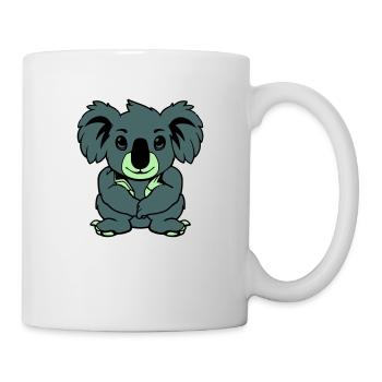 Koala Ours Bande Dessinée Animal - Mug blanc - blanc - Droite