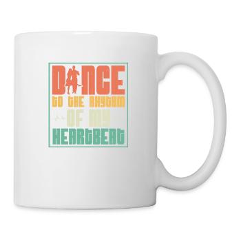 Danser au rythme de mon rythme de musique latine ta - Mug blanc - blanc - Droite