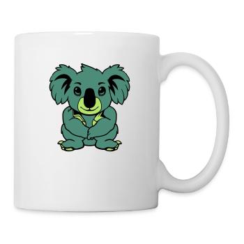 Koala Ours Bande Dessinée Animal - Mug blanc - blanc - Droite