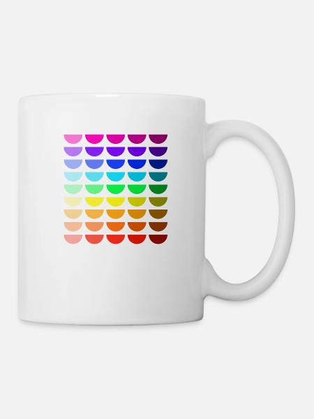 Rainbow smiles - Mug - white