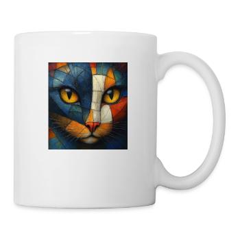 Cubist Cat - Mug - white - Right